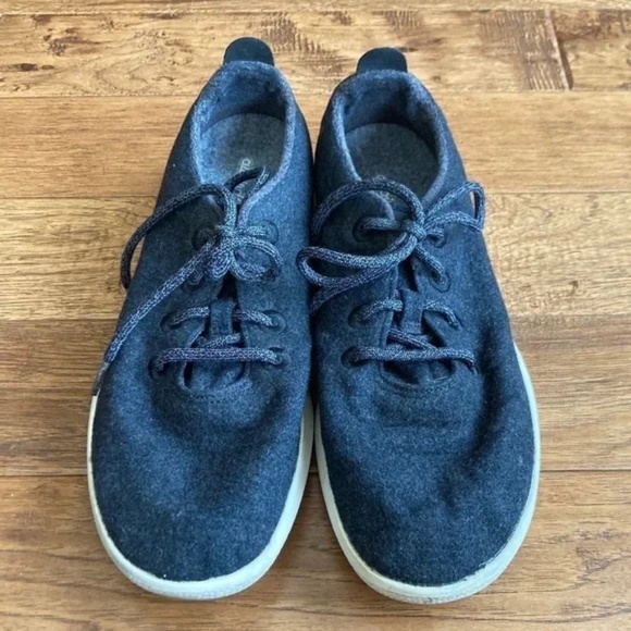 Allbirds Men's Wool Runners Merino Wool Sneakers Charcoal Dark Gray Size 11 - Picture 4 of 11